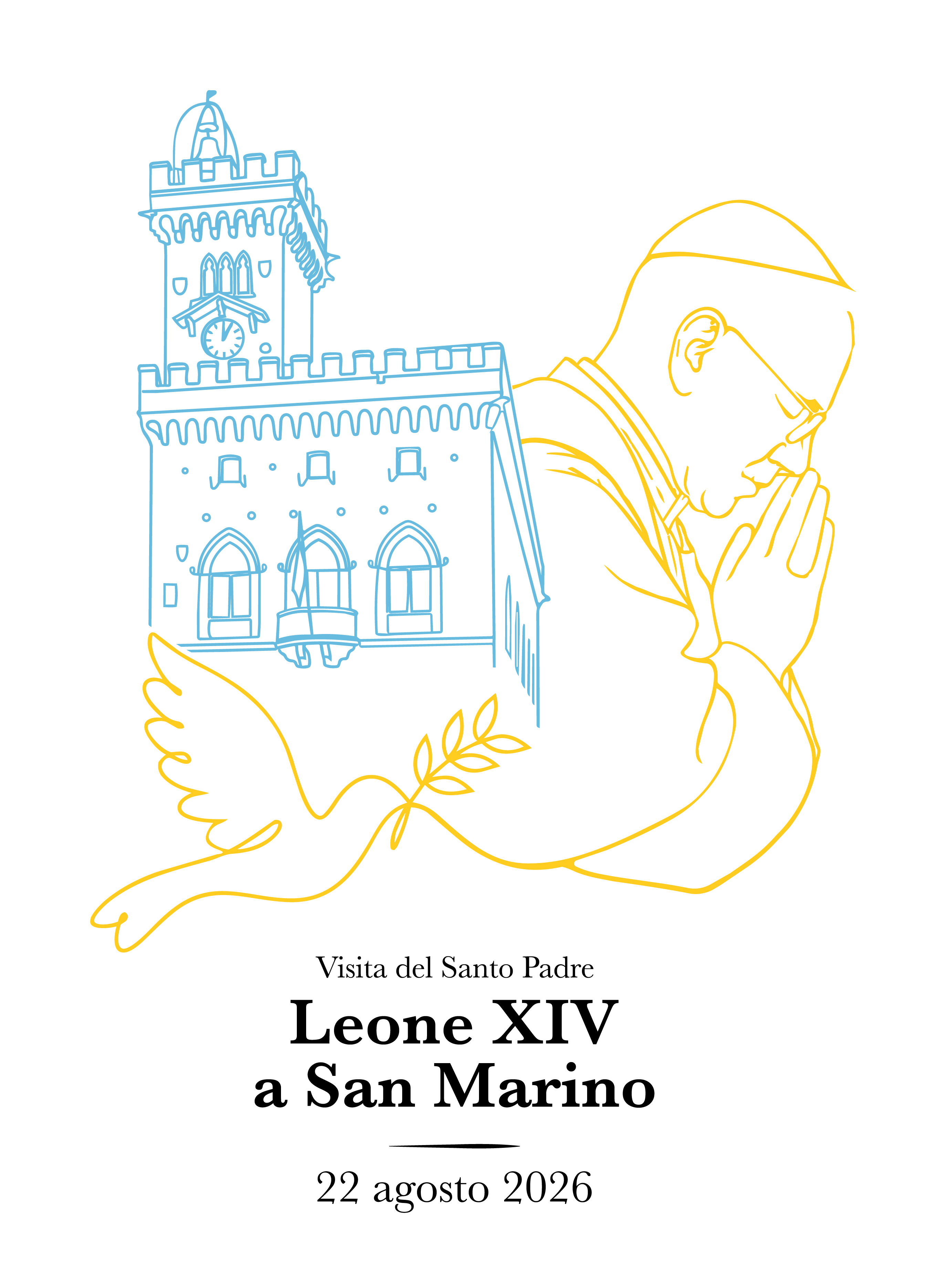 Logo Visita Santo Padre 22 agosto 2026